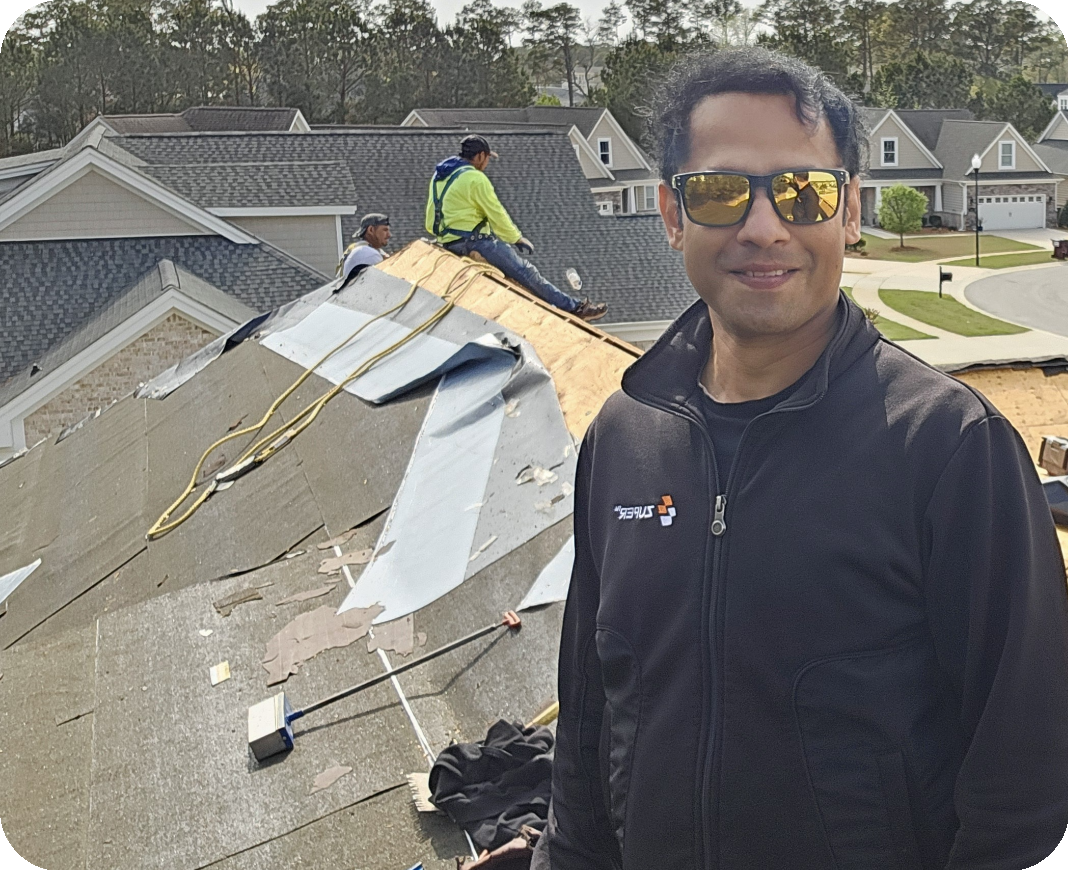 Zuper team on job site