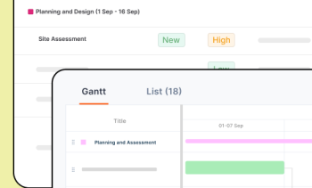 Project Management screenshot