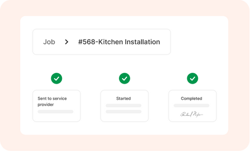 Mobile Work Order Management screenshot