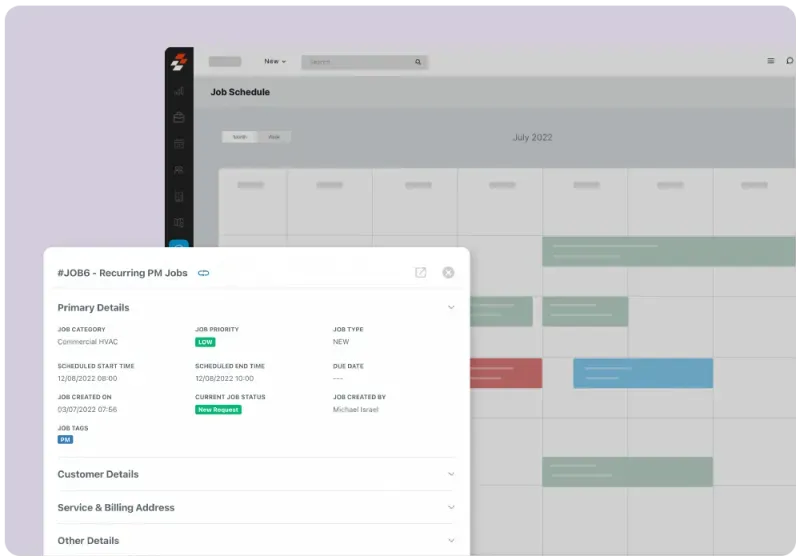 Real-time schedule visibility