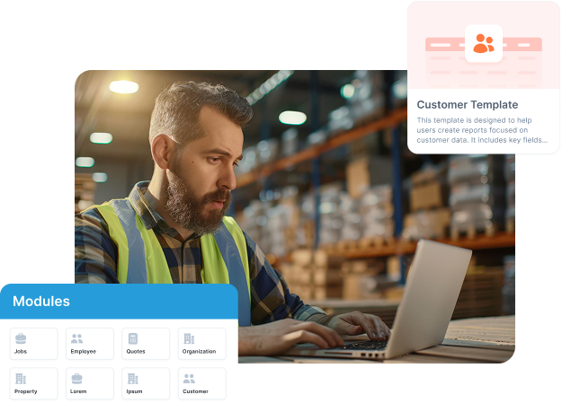 Zuper intelligent reporting and analytics dashboard