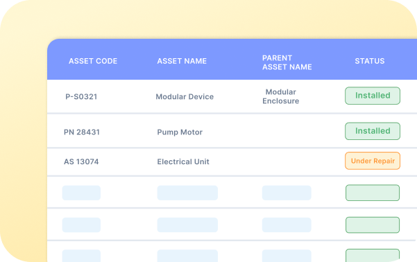 Asset tracking and service agreement management