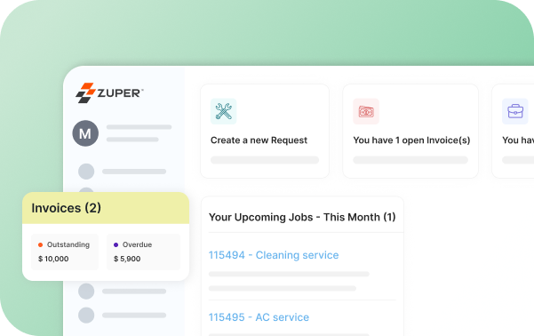 Customer self-service portal