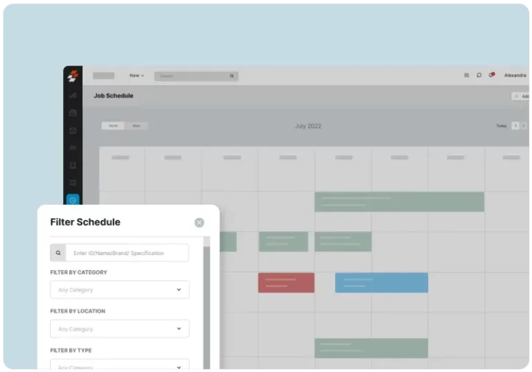 Zuper mobil e app on smartphone