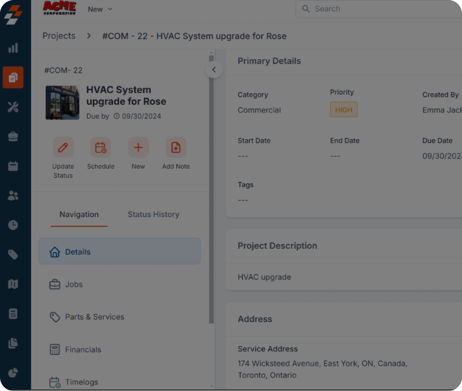 Zuper project management product tour preview